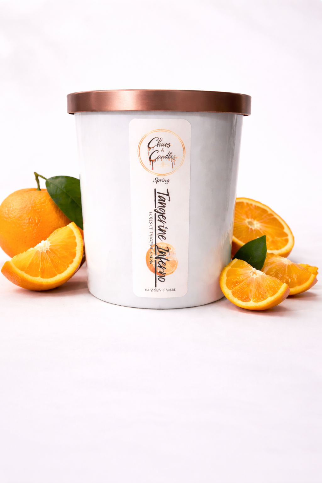 Tangerine Inferno 8oz Candle