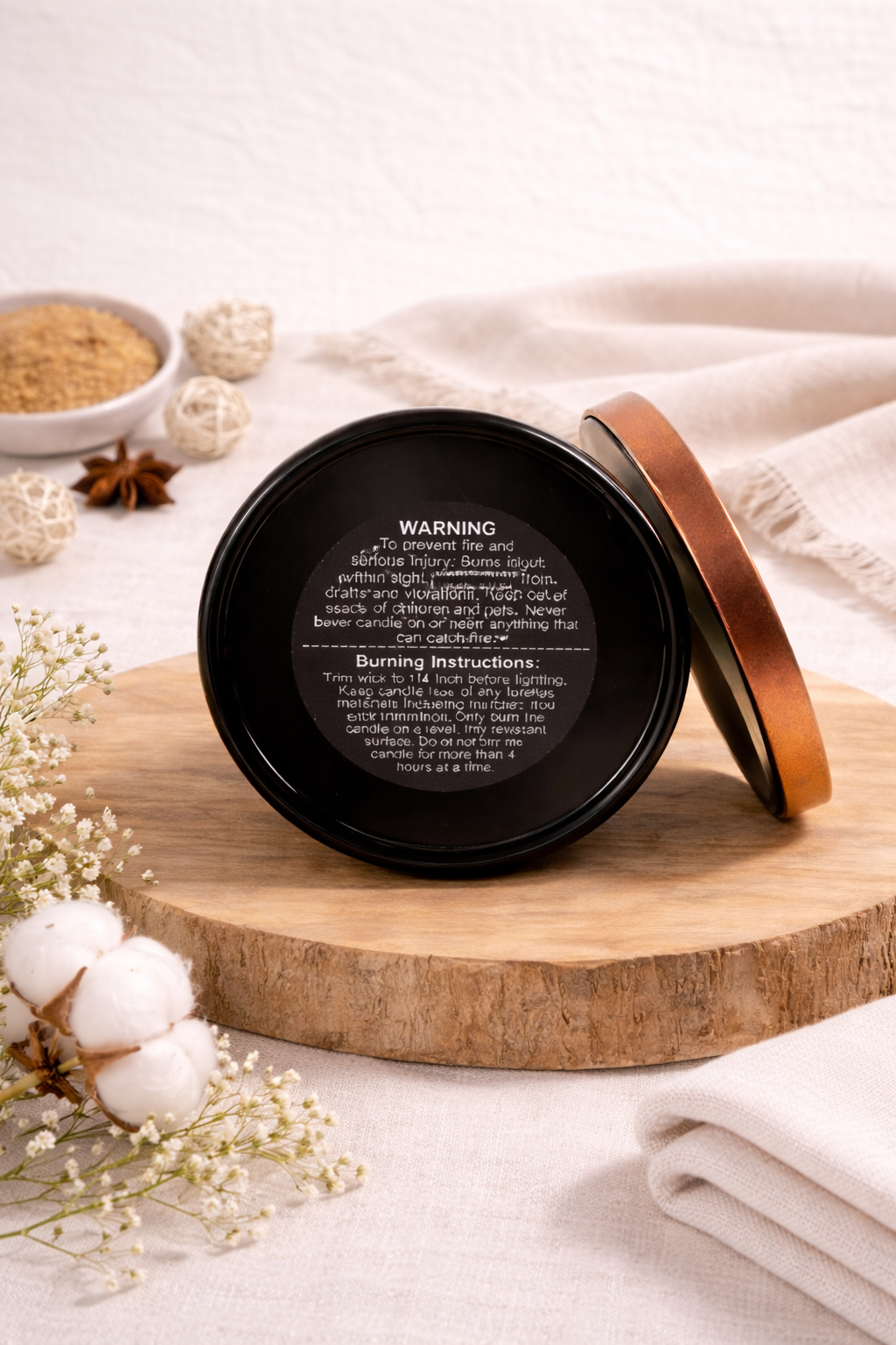 Fresh Linen Vibes 8oz Candles